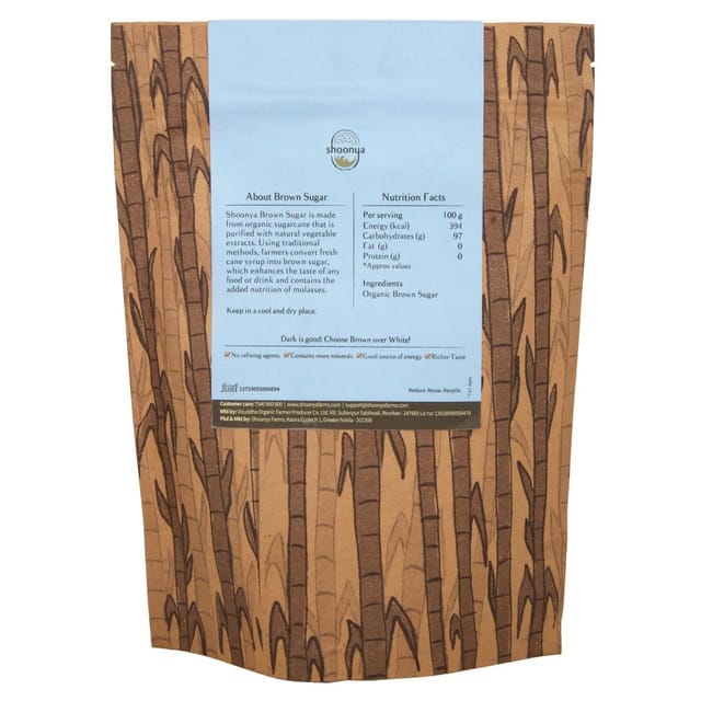 Shoonya Farms-Shoonya Natural & Organic Brown Sugar