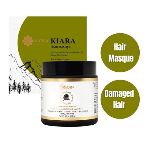 Amayra Natural Kiara Apple Seed Oil, Bhringraj & Soy Intensive Repair Hair Mask