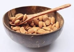 Thenga Coconut Bowl /Shell + Spoon, Eco Friendly and Toxin Free for Smoothie, Cereal or Salad (500 ML)