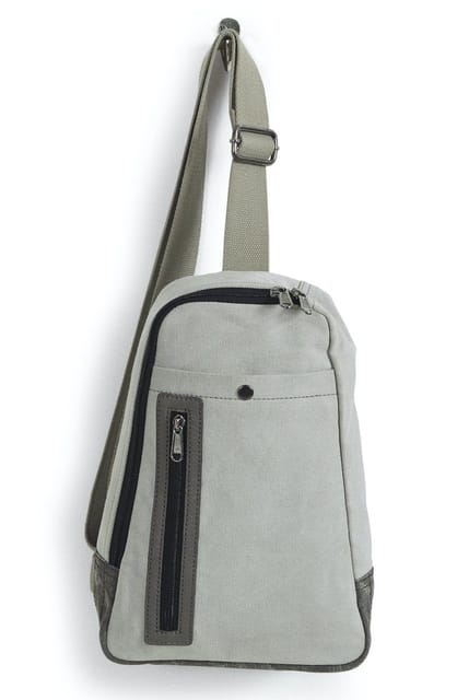 Mona B Christian Canvas Recycled Sling Bag
