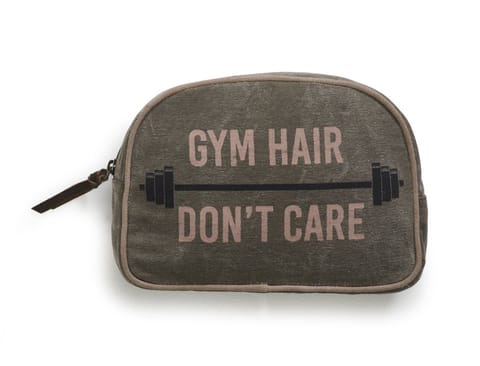 Mona B Gym Hair Recycled Large Cosmetic Bag