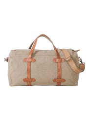 Mona B Flap Canvas Recycled Duffel