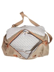 Mona B Flap Canvas Recycled Duffel