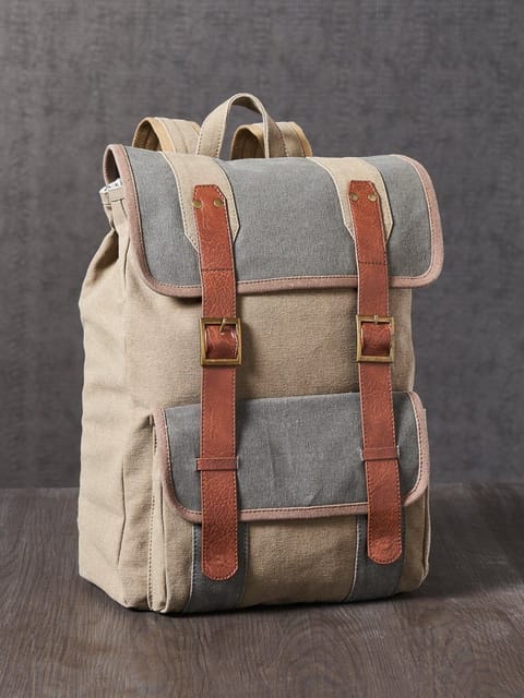 Mona B Noah Canvas Recycled Backpack