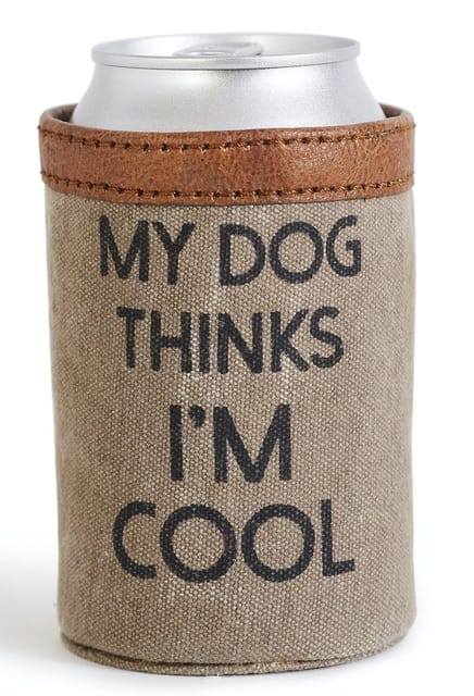 Mona B I‚Äôm Cool Canvas Recycled Can Cover