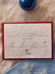 Plantables-Merry & Safe-Pack of Greeting Card and Seed Paper Envelope