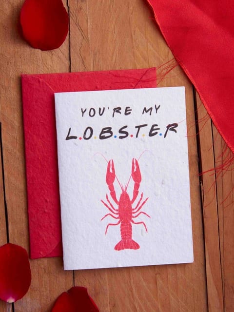 Plantables-Greeting Card - Lobsters!