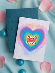 Plantables-Love is Love-Pack of Greeting Card and Seed Paper Envelope