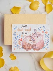 Plantables-Love Owl-ways-Pack of Greeting Card and Seed Paper Envelope