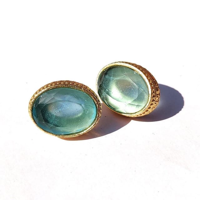 Ominish Jewels-Ocean Beauty Golden Studs