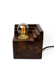 Studio Indigene - Stepped Lamp - An Exquisitely Hand Crafted Lamp | Made of Teak Wood