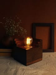 Studio Indigene - Stepped Lamp - An Exquisitely Hand Crafted Lamp | Made of Teak Wood