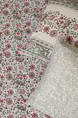 Sootisyahi 'Dream of Daisy' Handblock Printed Cotton Bedsheet