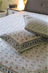 Sootisyahi 'Lily Liberty' Handblock Printed Cotton Bedsheet