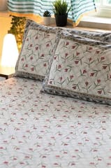 Sootisyahi 'Lily Liberty' Handblock Printed Cotton Bedsheet