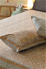 Sootisyahi 'Yellow Delight' Handblock Printed Cotton Bedsheet
