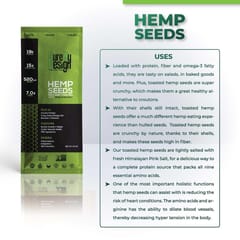 Cure By Design Hemp Seed Toasted with Pink Salt for Nutrition