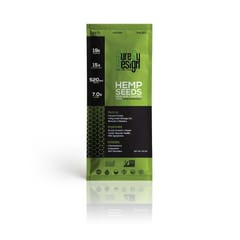 Cure By Design Hemp Seed Toasted with Pink Salt for Nutrition