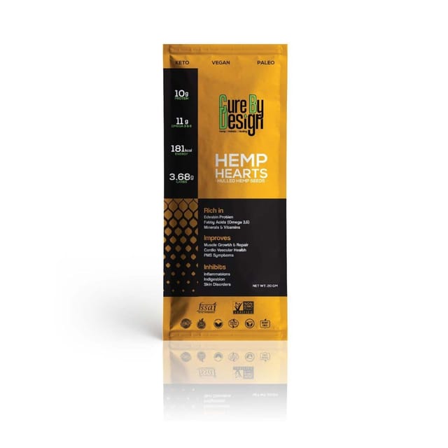 Cure By Design Hemp Hearts For Nutrition