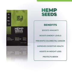 Cure By Design Hemp Seed Toasted with Pink Salt for Nutrition