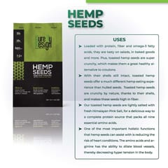 Cure By Design Hemp Seed Toasted with Pink Salt for Nutrition