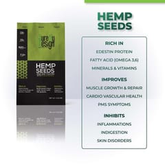 Cure By Design Hemp Seed Toasted with Pink Salt for Nutrition