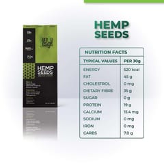 Cure By Design Hemp Seed Toasted with Pink Salt For Nutrition