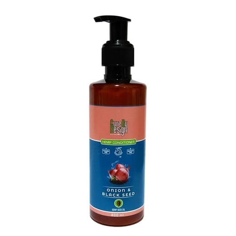 Cure By Design Hemp & Black Seed oil & Onion Hair Conditioner