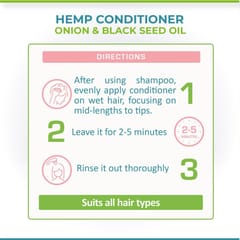 Cure By Design Hemp & Black Seed oil & Onion Hair Conditioner