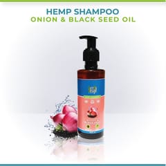 Cure By Design Hemp, Black Seed oil & Onion Shampoo