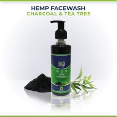 Cure By Design Hemp, Charocal & Tea Tree Oil Facewash