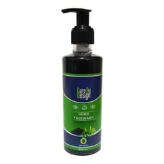 Cure By Design Hemp, Charocal & Tea Tree Oil Facewash