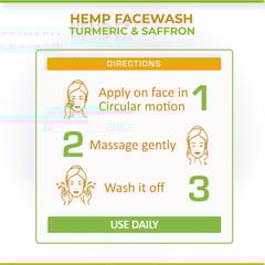 Cure By Design Hemp, Saffron & Tumeric Facewash