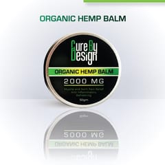 Cure By Design Organic Hemp Balm 2000mg CBD