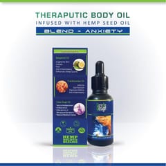 Cure By Design Therapeutic Massage Oil - Healing Blend for  Anxiety