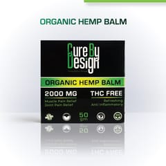 Cure By Design Organic Hemp Balm 2000mg CBD