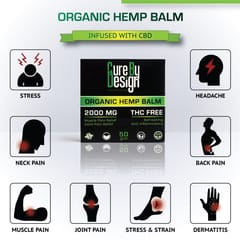 Cure By Design Organic Hemp Balm 2000mg CBD
