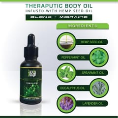 Cure By Design Therapeutic Oil Healing Blend for Migraine