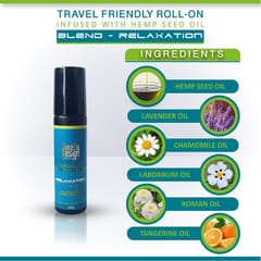 Cure By Design Therapeutic Healing Oil Blend Roll-On for Relaxation