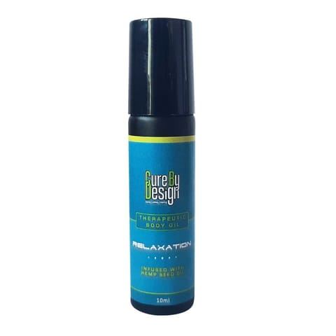 Cure By Design Therapeutic Healing Oil Blend Roll-On for Relaxation