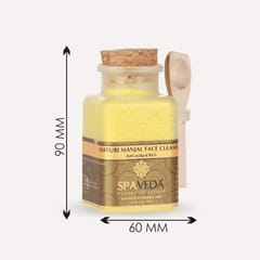 Spa Veda-Kasturi manjal gentle face cleanser, skin brightening, Skin lightening