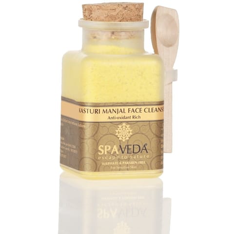 Spa Veda-Kasturi manjal gentle face cleanser, skin brightening, Skin lightening