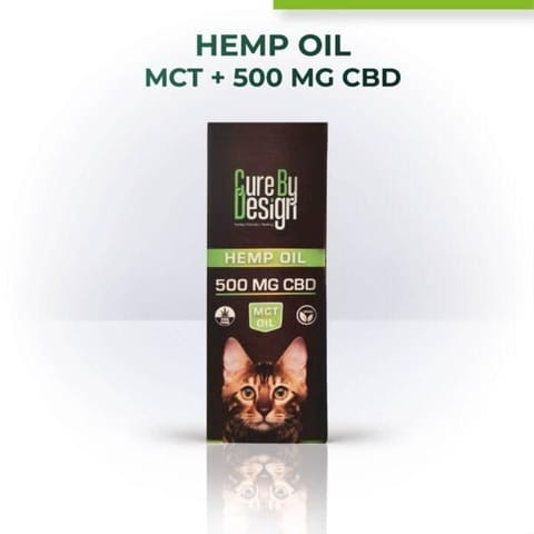 Cure By Design Hemp Oil with 500mg CBD(MCT) for Pets