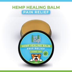 Cure By Design Hemp Healing Balm - 100mg CBD - Pain Relief for Pets