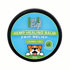 Cure By Design Hemp Healing Balm - 100mg CBD - Pain Relief for Pets