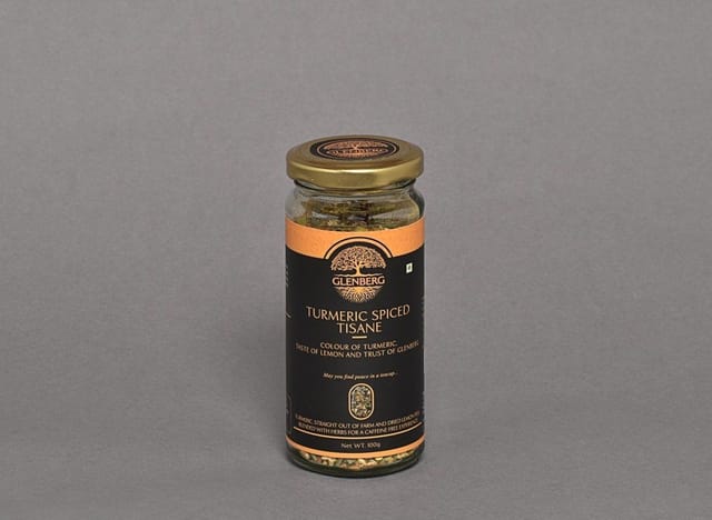Glenberg Turmeric Spices Tisane - Immunity Booster Tea with Herbs & Spices