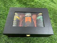 Glenberg Special Winter Season - Gift Box with 2 Tea Jars & 2 Honey Bottle