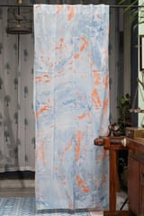 SootiSyahi 'Dreams of Heaven' Handmarble Printed Cotton Door Curtain