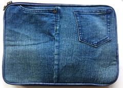 UMW - Blues Denim Patchwork Laptop sleeve