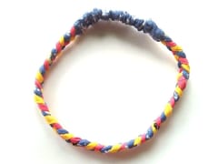 UMW - Hand Braided Rainbow Hairbands (Set of 2)